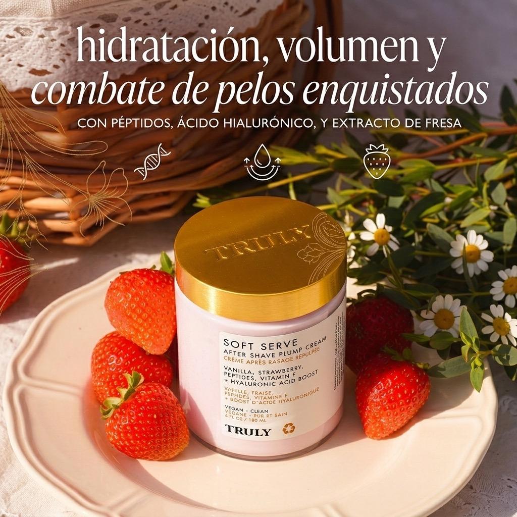 2 X 1: Truly Crema + Truly Serum Fresa – Piel Suave, Hidratada y Luminosa Todo el Día