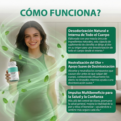 Pastillas De Clorofila - Para El Mal Olor Corporal, La Desintoxicación Y La Piel