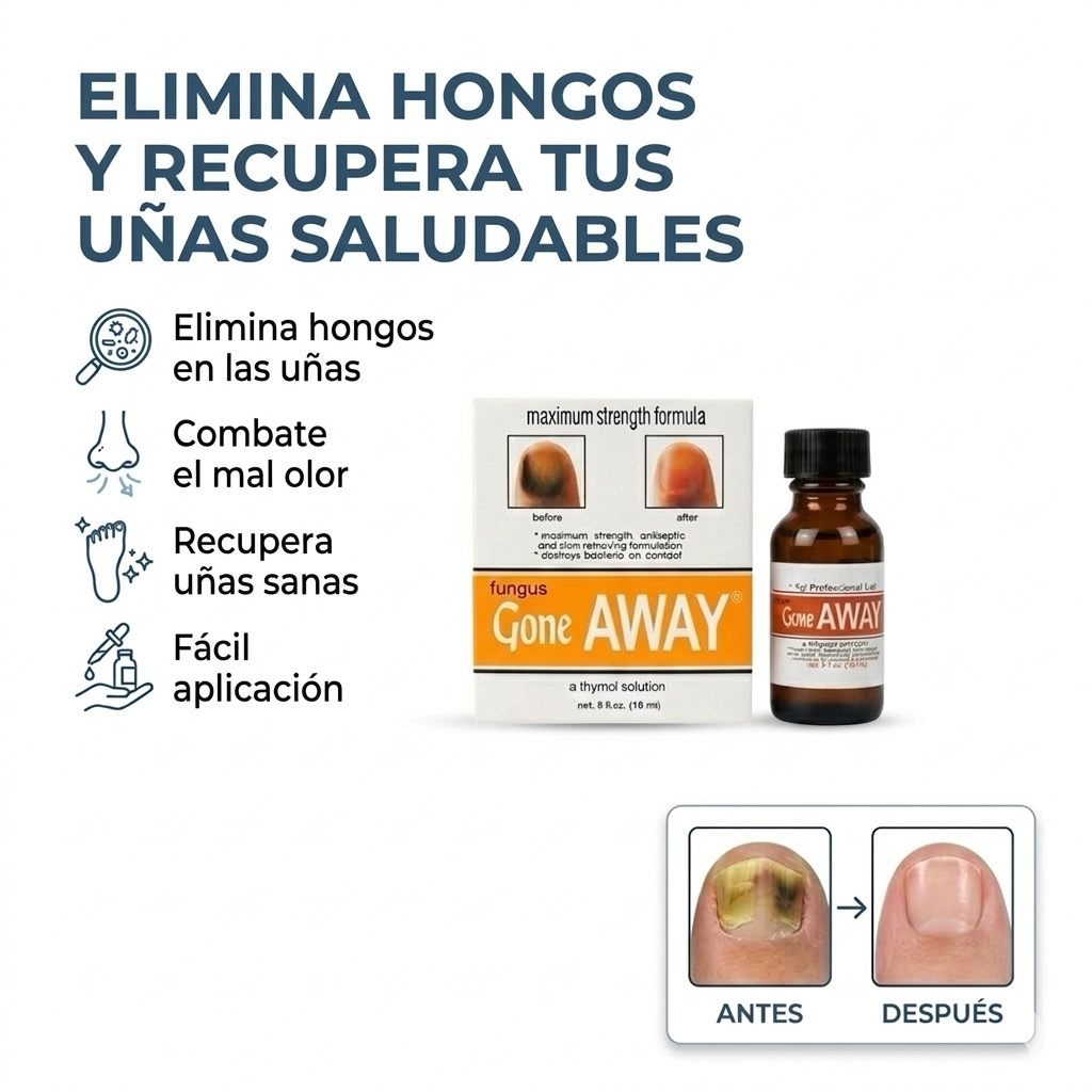 Elimina Hongos en las Uñas - Tratamiento Antihongos para Uñas y Pies